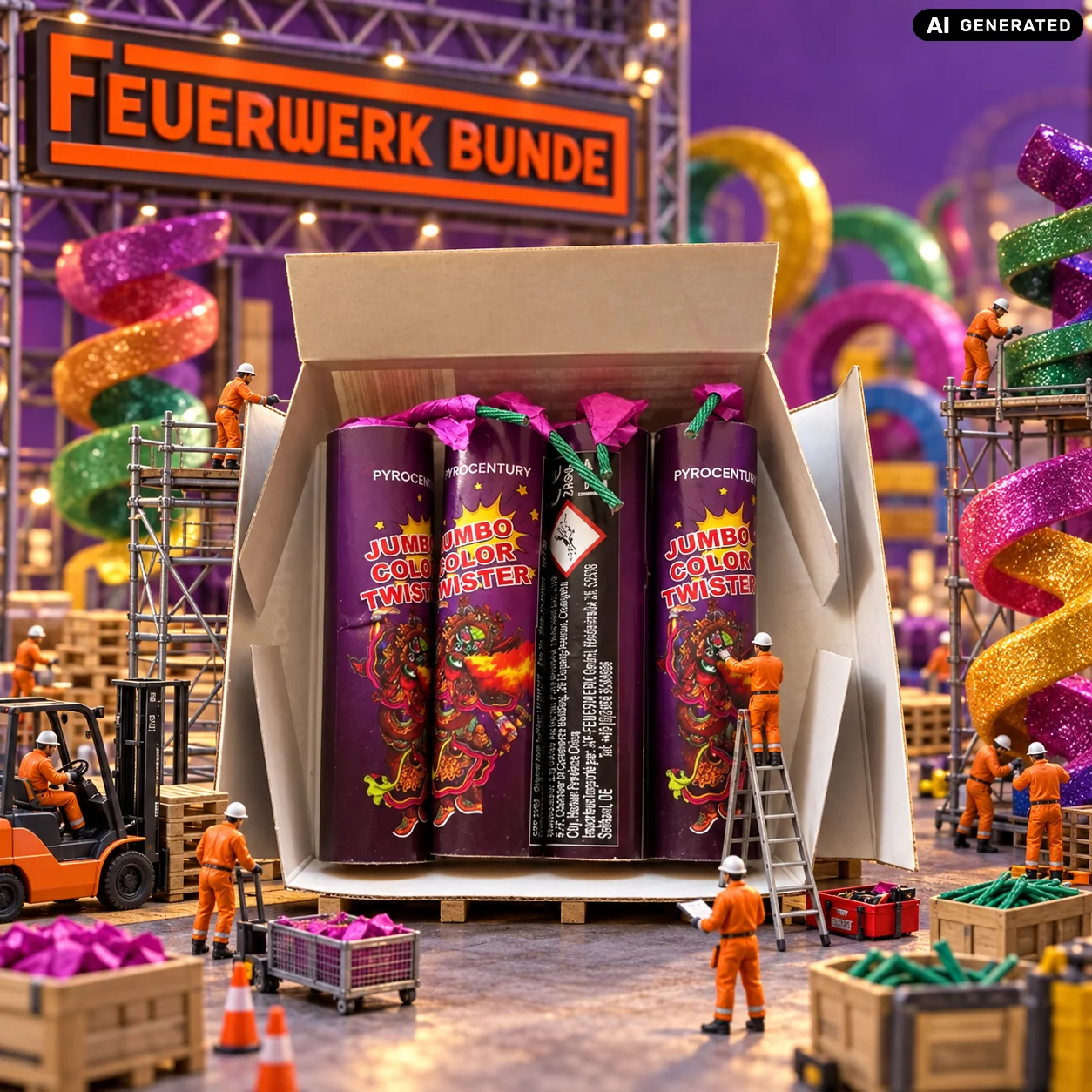 Jumbo Color Twister Bodenwirbel
